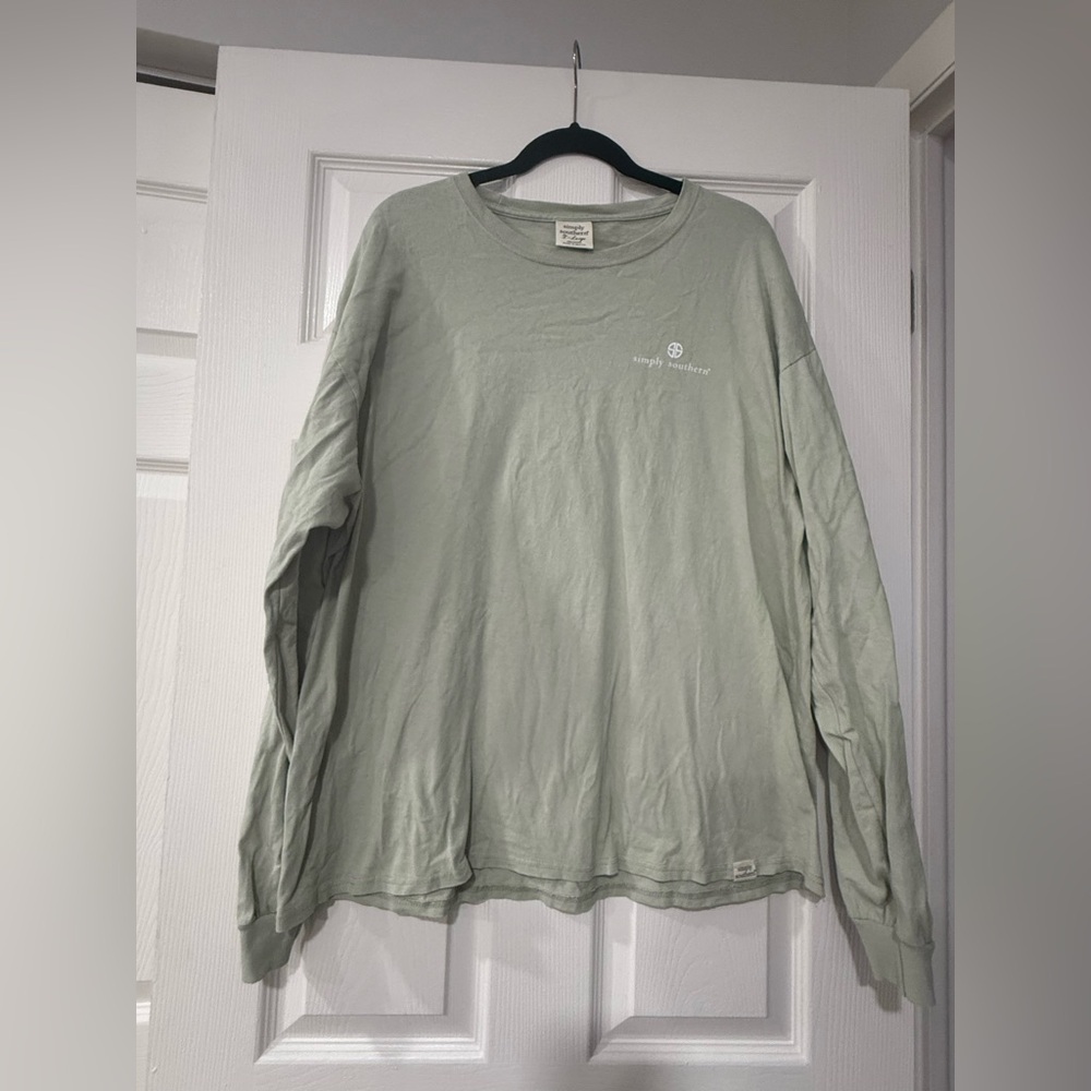 EUC Simply Southern Graphic Long Sleeve Shirt Fall Favorites in XL - Picture 2 of 3